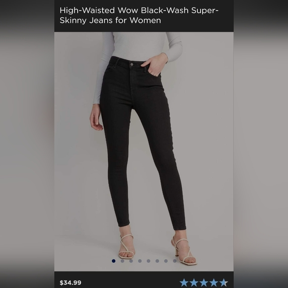 WOW HighRise Skinny Jeans 16 - Picture 2 of 2